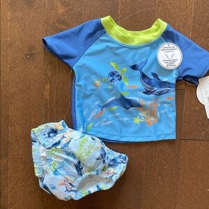 Kids Swim Set - Blue and Green